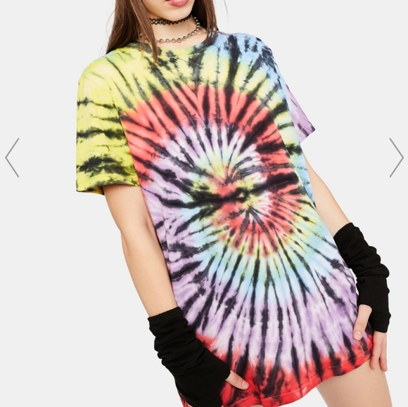 Dolls Kill Tops - NWT Oversized Tye Dye Tee Shirt 😍